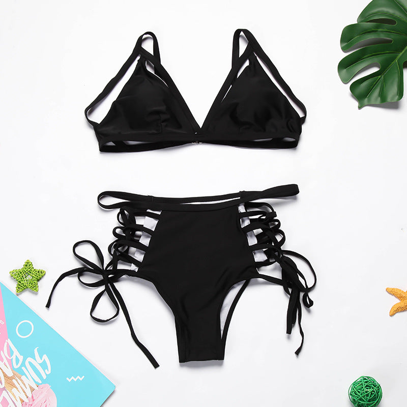 Women's Cut-Out Bikini Summer - Trendy Two-Piece Swimsuit