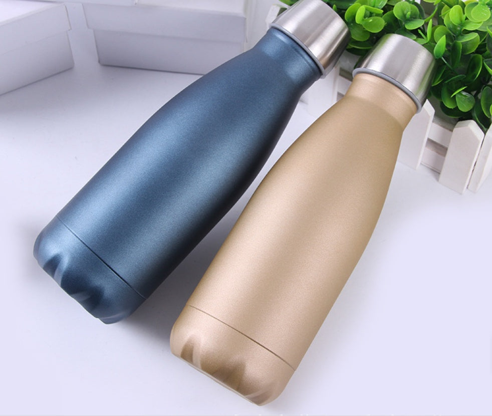 Gourde Thermos 350ml Double Paroi — Inox Compact Voyage & Café