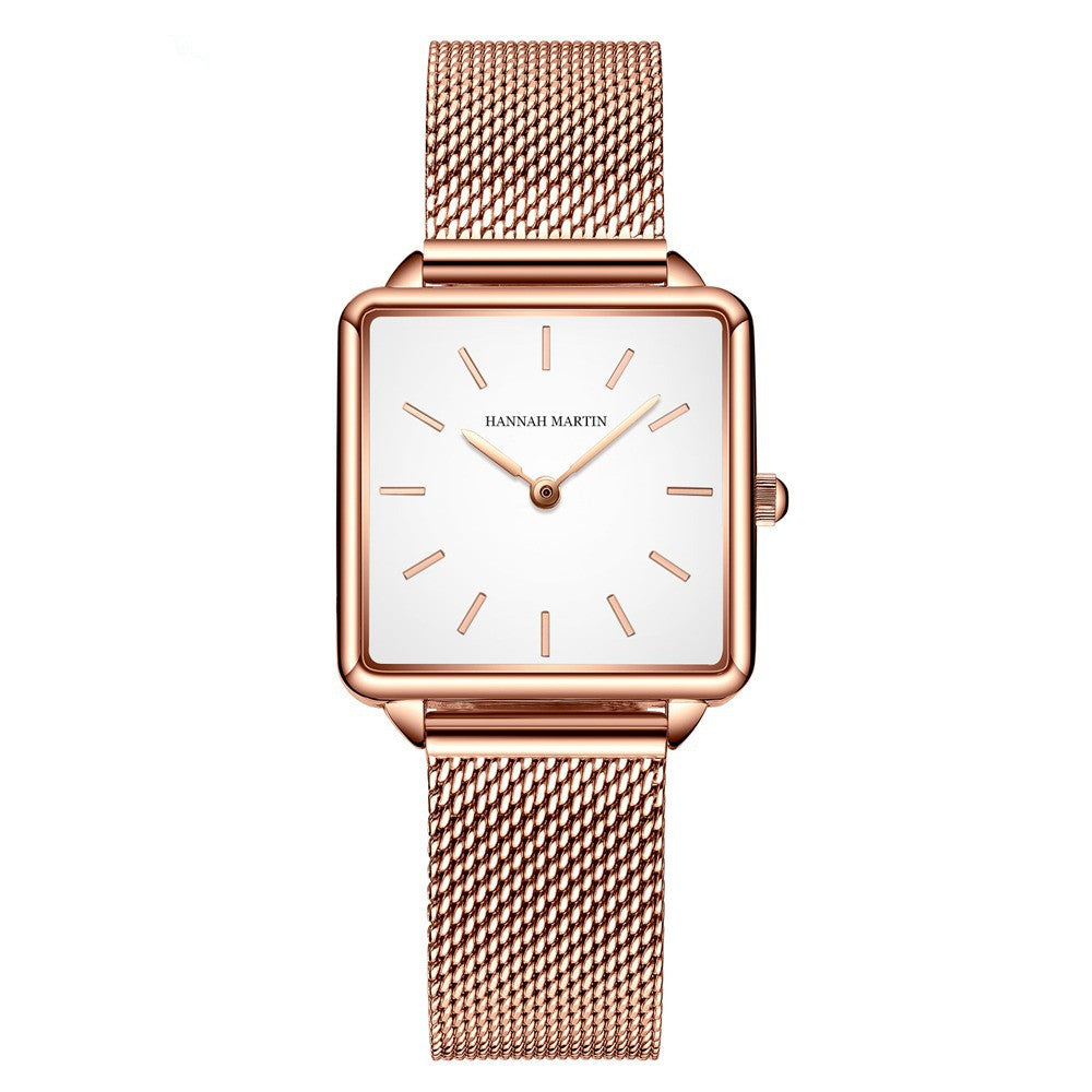 Montre Homme Carrée Business - Etanche Lumineuse