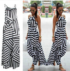 Robe Maxi d'Été Rayée Élégante — Robe Longue Femme Été 2026