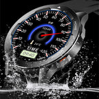 Montre Connectée Bluetooth - Appels Cardio Ecran Rond