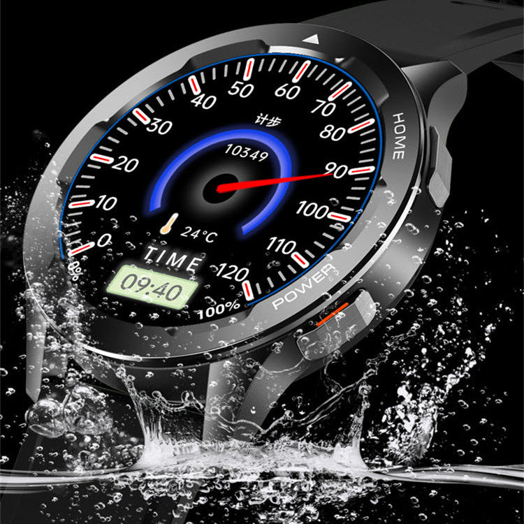 Montre Connectée Bluetooth - Appels Cardio Ecran Rond