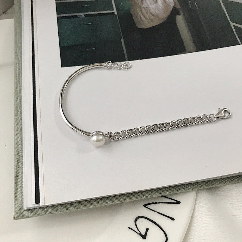 Bracelet Perle Asymétrique Femme - Style Élégant Bohème