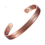 Bracelet Magnétique Cuivre Motifs Femme