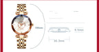 Montre Femme Etanche - Cadran Polygonal Acier