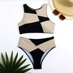 Maillot de Bain Taille Haute Gainant — Swimwear Femme Vacances Été 2026