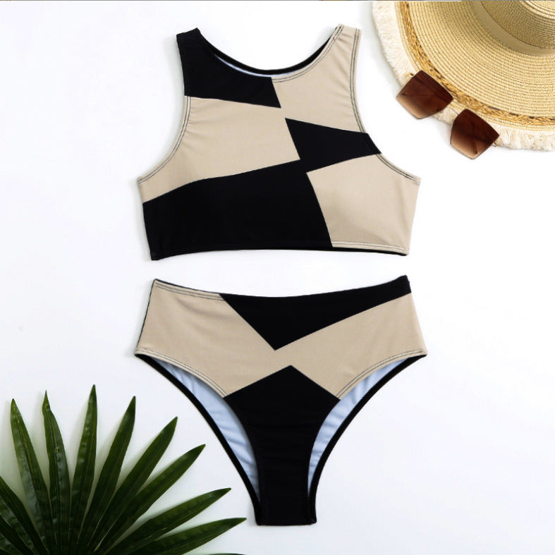 Maillot de Bain Taille Haute Gainant — Swimwear Femme Vacances Été 2026