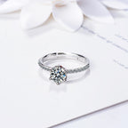 Bague Zircon Forêt Femme - Design Nature Enchanté