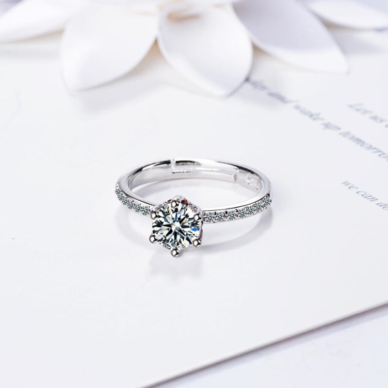Bague Zircon Forêt Femme - Design Nature Enchanté
