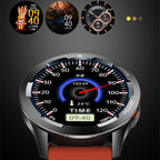 Montre Connectée Bluetooth - Appels Cardio Ecran Rond