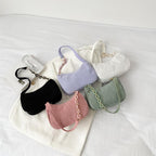 Sac Tissu Velours Côtelé Artistique Minimaliste — Luxury FuturaTrend