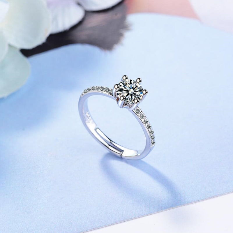Bague Zircon Forêt Femme - Design Nature Enchanté