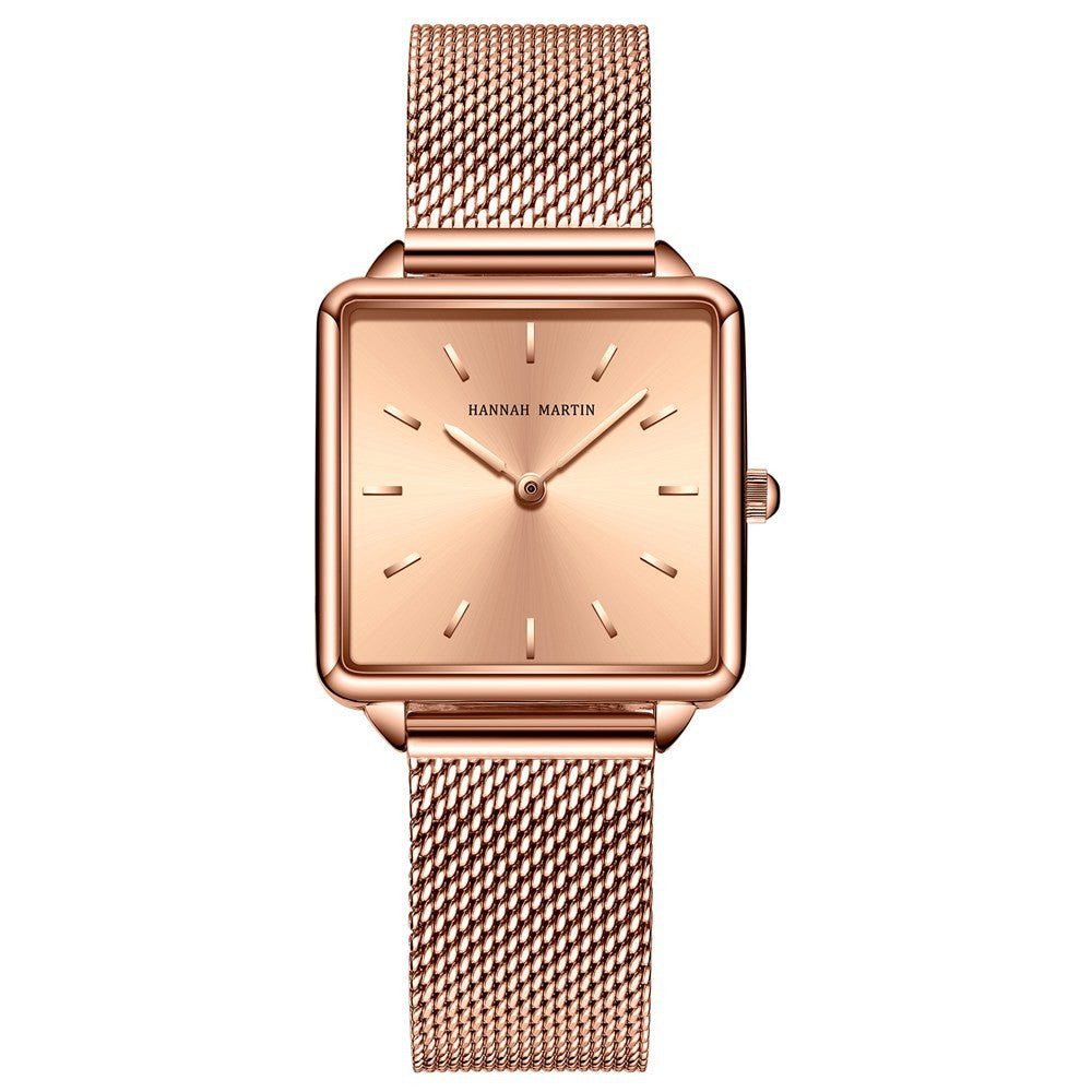 Montre Homme Carrée Business - Etanche Lumineuse
