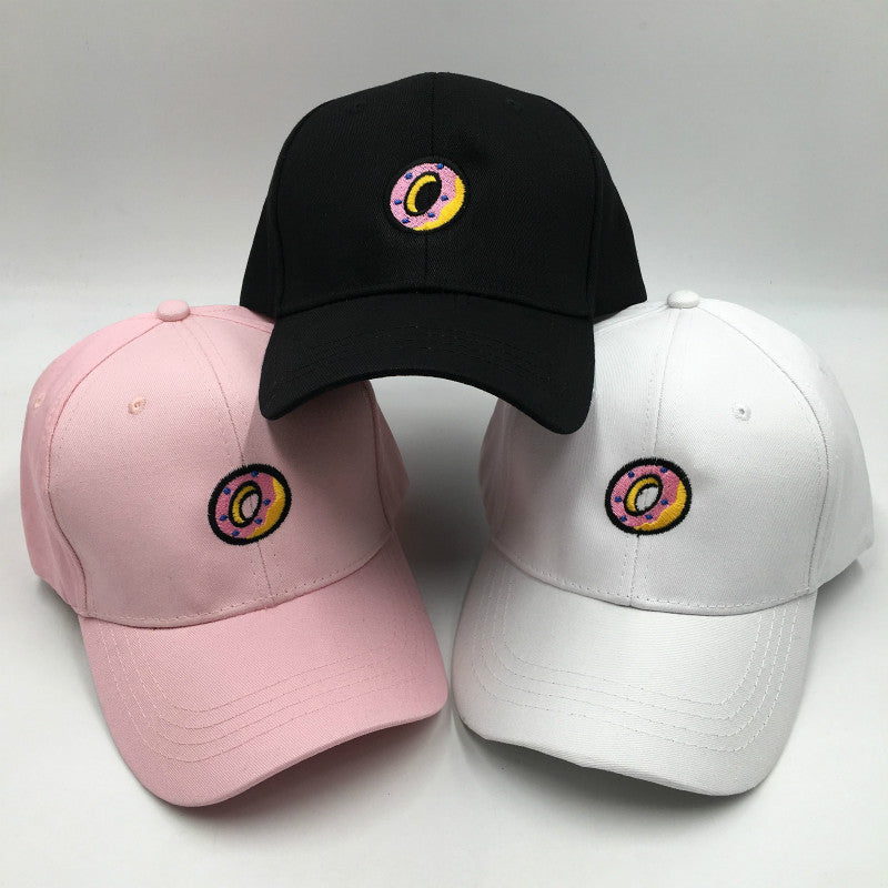 Casquette Baseball Brodée Donut Été - Chapeau Tendance Femme