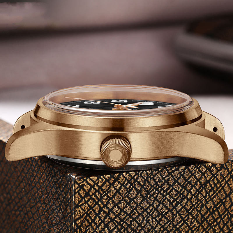 Montre Mécanique Automatique Homme - Style Bronze Vintage