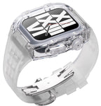 Bracelet Montre Silicone Transparent - Caoutchouc Fluoré