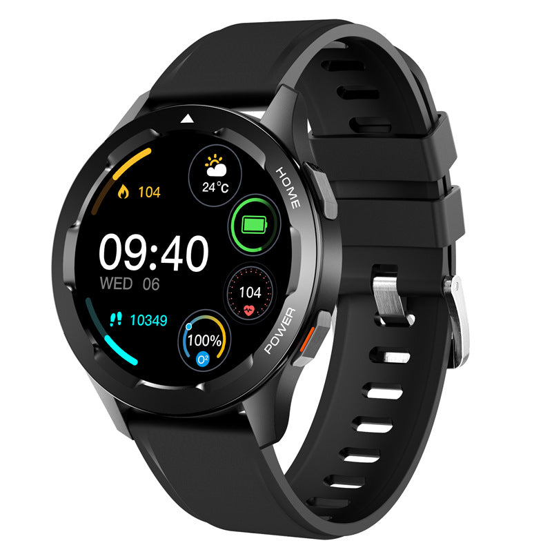 Montre Connectée Bluetooth - Appels Cardio Ecran Rond