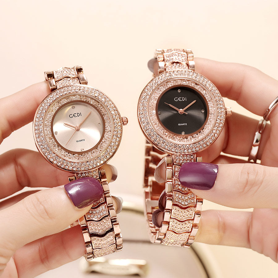 Montre Femme Bracelet Diamants - Cadran Luxe