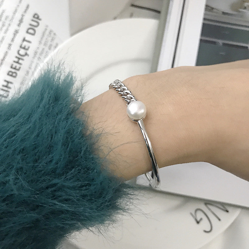 Bracelet Perle Asymétrique Femme - Style Élégant Bohème
