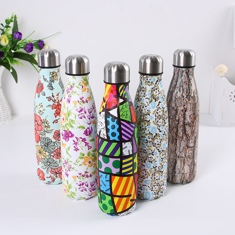 Gourde Inox Isotherme Sport & Outdoor 500ml — Design Cola Bottle