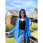Combinaison Boutonée Manches Longues Coton Côtelé Femme