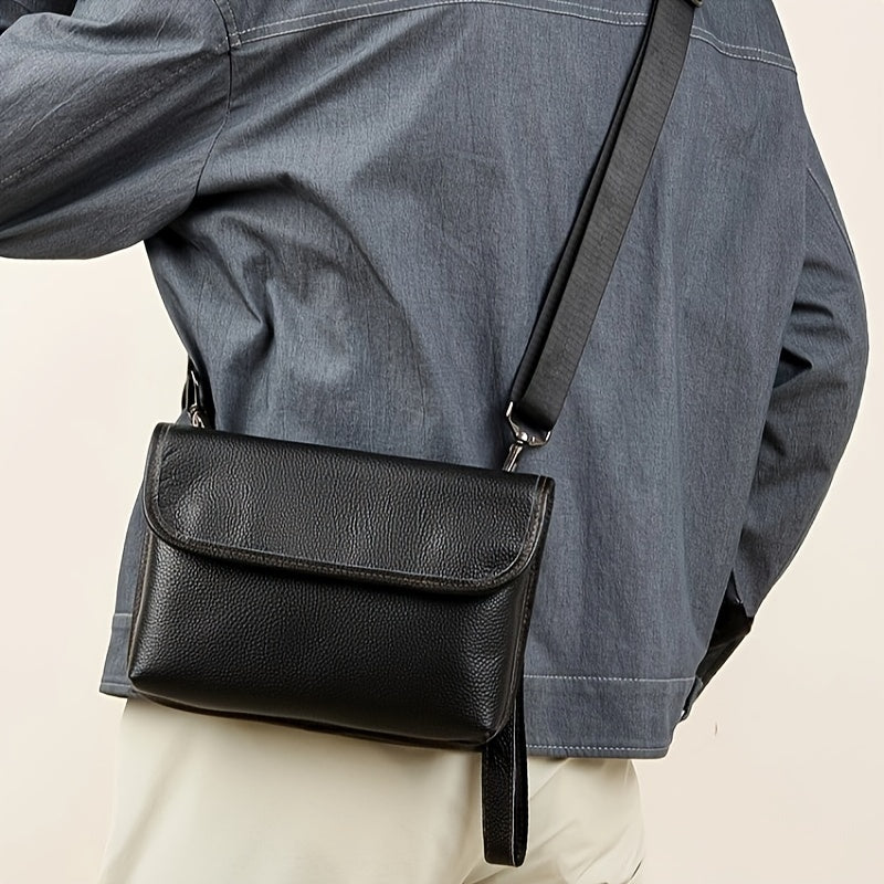 Sac Bandoulière Cuir Véritable Homme – Style Business & Voyage | FuturaTrend