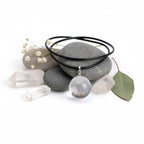 Boho Dandelion Crystal Pendant Necklace Charm Jewelry for Women & Men-2