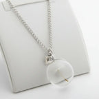 Boho Dandelion Crystal Pendant Necklace Charm Jewelry for Women & Men-3