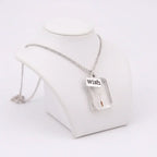 Boho Dandelion Crystal Pendant Necklace Charm Jewelry for Women & Men-4