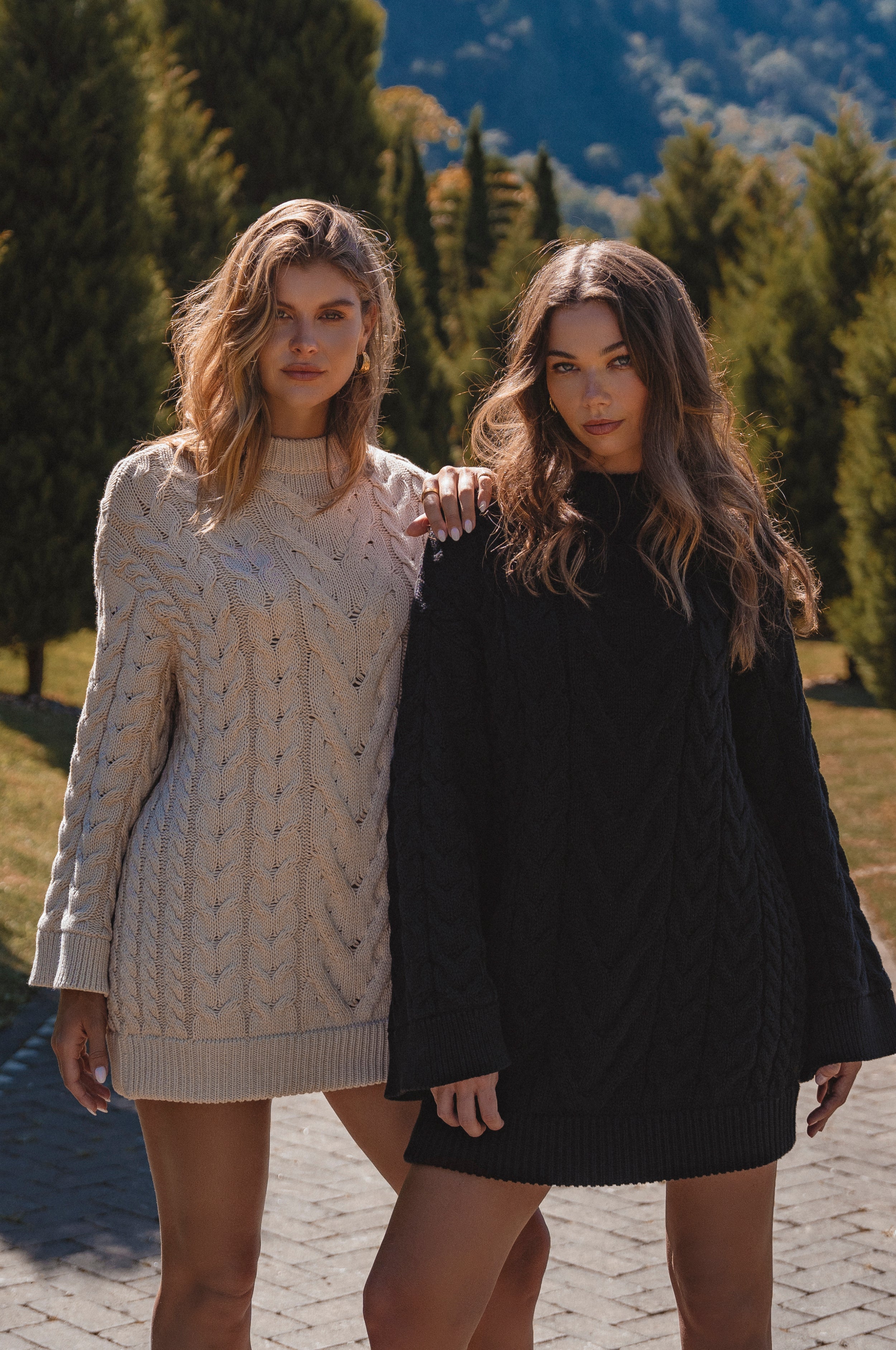 Robe Pull Torsadée Oversize Femme — 100% Coton, Coupe Relaxed, Taille Unique S-2XL