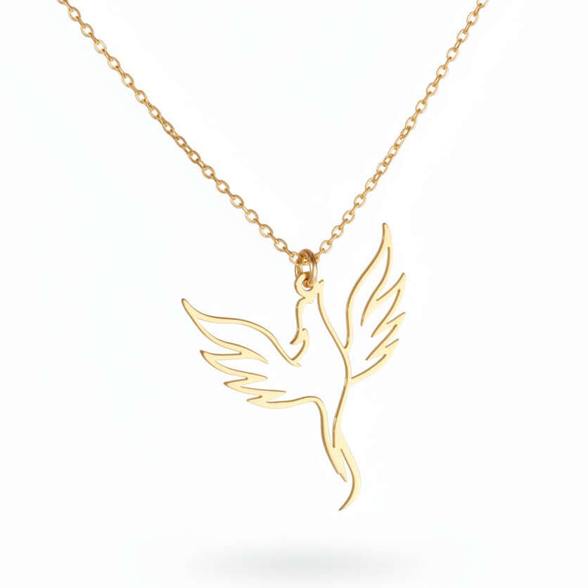 Gold plated clover necklace Minimalist Necklace for Men & Women-0