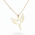 Gold plated clover necklace Minimalist Necklace for Men & Women-0