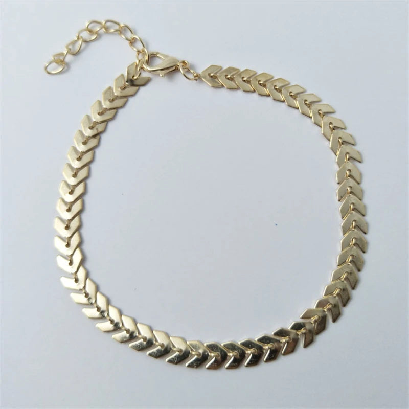 Bracelet de Cheville Bohème Fleurs et Clochettes - Bijou de Pied