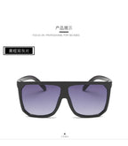 Lunettes de Soleil Femme Oversize Noir — Design Luxury UV400