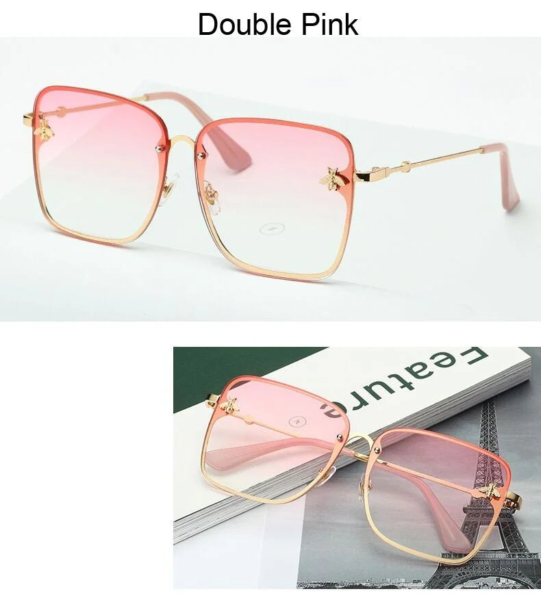 Lunettes de Soleil Oversize Designer Unisexe — Luxury High Quality UV400