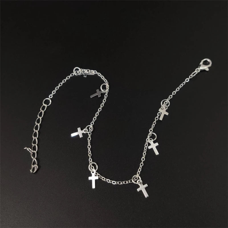 Bracelet de Cheville Bohème Fleurs et Clochettes - Bijou de Pied