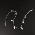 Bracelet de Cheville Bohème Fleurs et Clochettes - Bijou de Pied