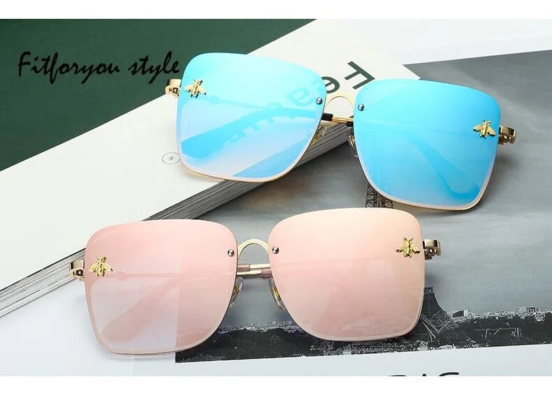 Lunettes de Soleil Oversize Designer Unisexe — Luxury High Quality UV400