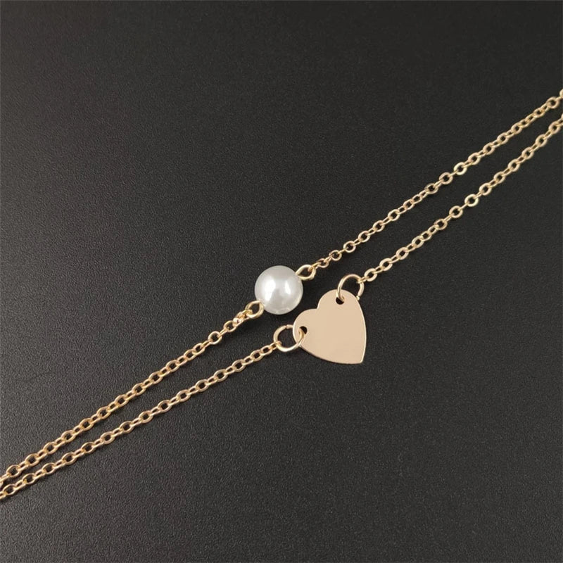 Bracelet de Cheville Bohème Fleurs et Clochettes - Bijou de Pied