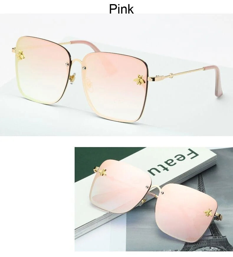 Lunettes de Soleil Oversize Designer Unisexe — Luxury High Quality UV400