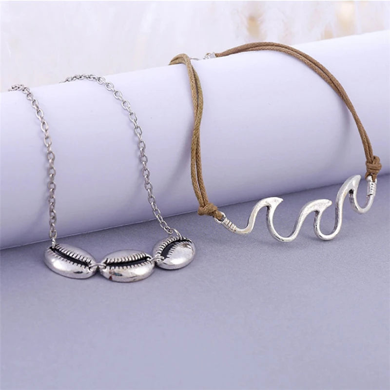 Bracelet de Cheville Bohème Fleurs et Clochettes - Bijou de Pied