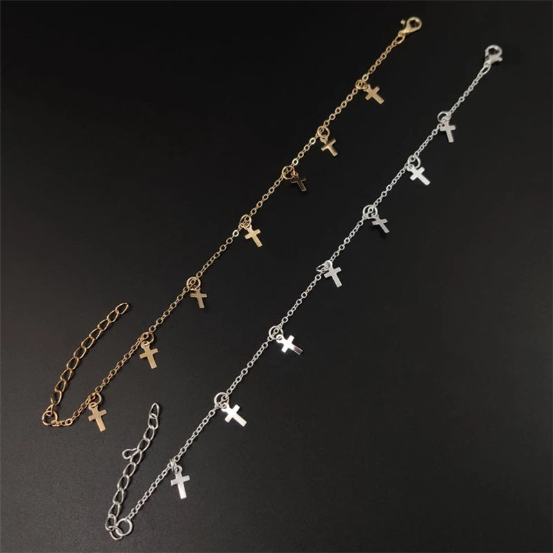 Bracelet de Cheville Bohème Fleurs et Clochettes - Bijou de Pied