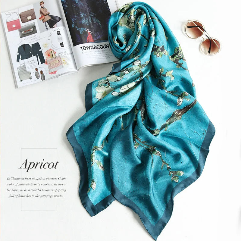 Foulard Soie Van Gogh - Collection Artistique Luxury