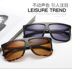 Lunettes de Soleil Femme Oversize Noir — Design Luxury UV400