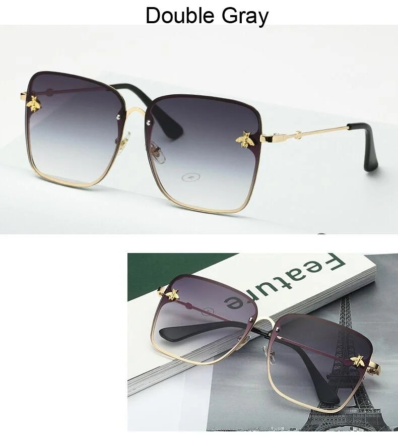 Lunettes de Soleil Oversize Designer Unisexe — Luxury High Quality UV400