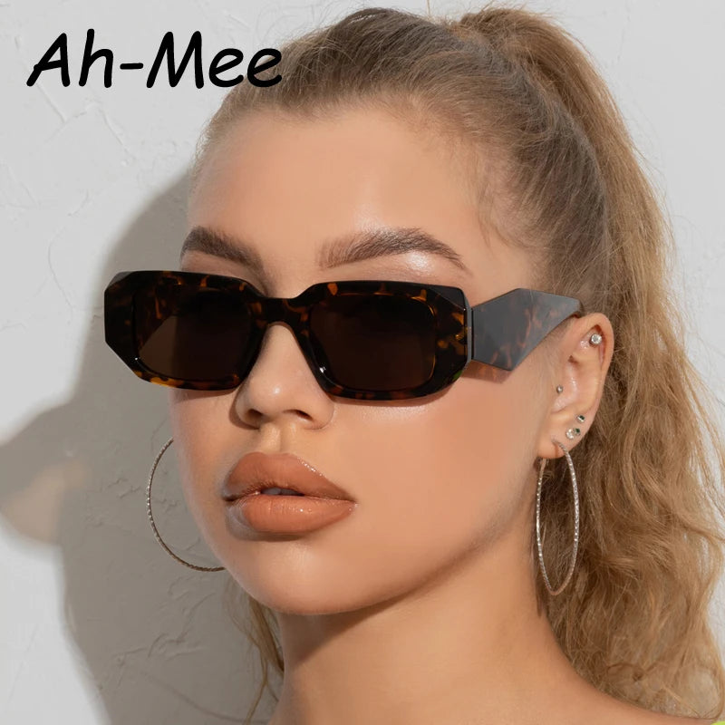 Lunettes de Soleil Femme Carrées Vintage — Protection UV400 Rétro Chic