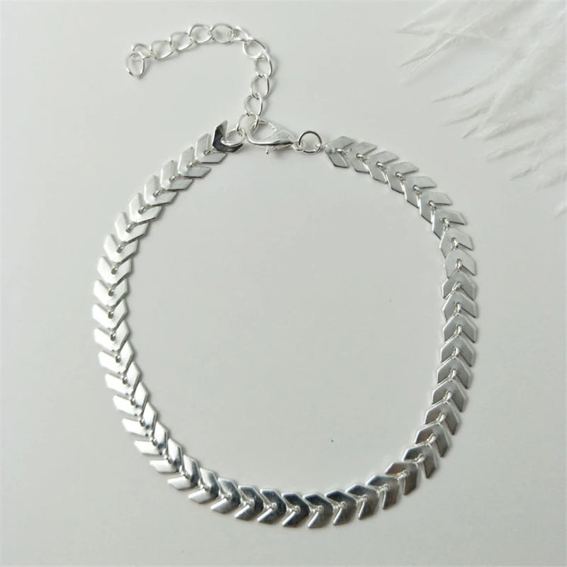 Bracelet de Cheville Bohème Fleurs et Clochettes - Bijou de Pied