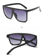 Lunettes de Soleil Femme Oversize Noir — Design Luxury UV400