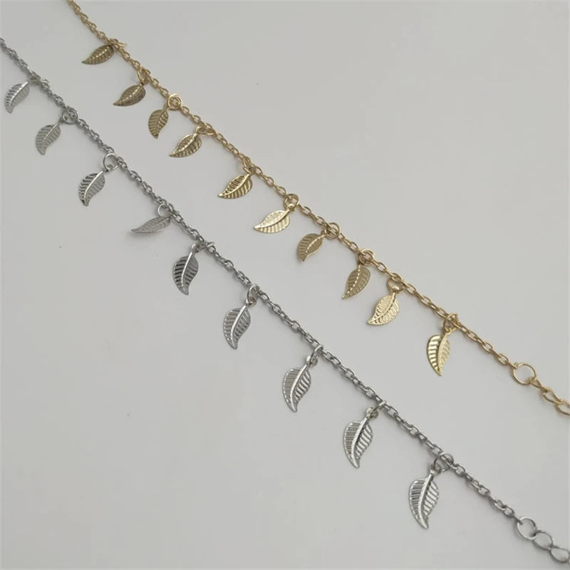 Bracelet de Cheville Bohème Fleurs et Clochettes - Bijou de Pied