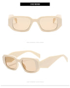 Lunettes de Soleil Femme Carrées Vintage — Protection UV400 Rétro Chic